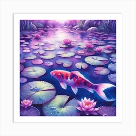 Koi Pond 4 Art Print