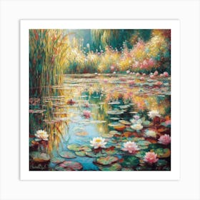 Lily Pond 1 Art Print