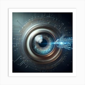 Eye Of The Future 1 Art Print