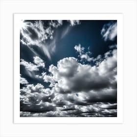 Cloudy Sky 12 Art Print