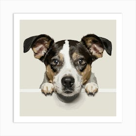 Dog Portrait Art Print