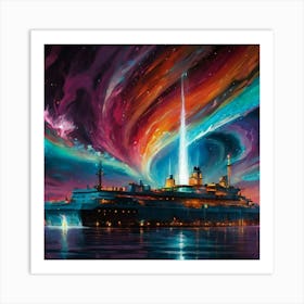 Spaceship Art Print