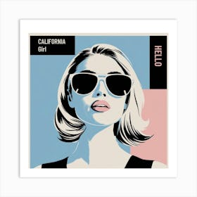 California Girl 1 Art Print