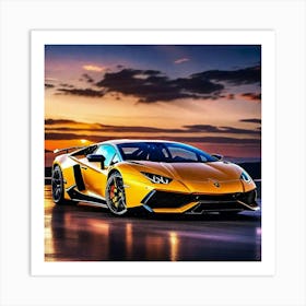 Lamborghini Huracan Art Print