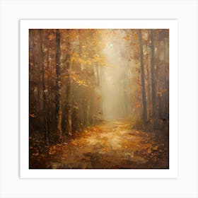 Path Through The Woods Art Print