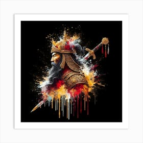 Samurai Warrior 1 Art Print