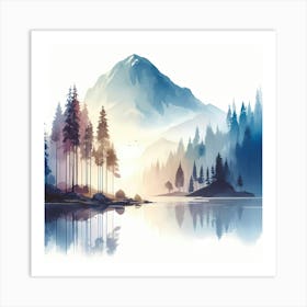 Landscape Painting 62 Art Print