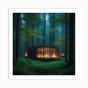 Mystical Forest Retreat 7 Art Print