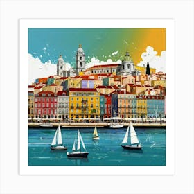 Lisbon Art Print