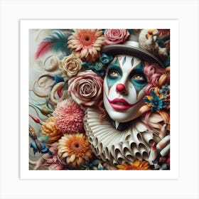 Clown 5 Art Print