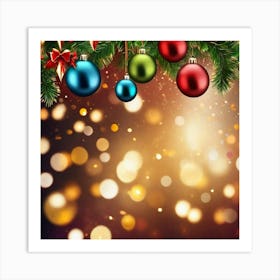 Christmas Background 27 Art Print