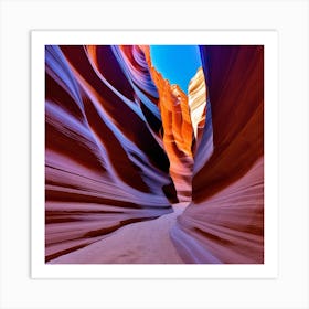 The walls of the canyon 5 Art Print