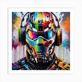 Cyborg 8 Art Print