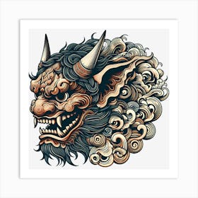 Oni S Wrath 20 Art Print