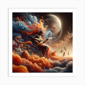 'Clouds' Art Print