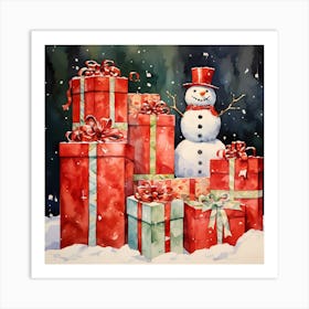 Chromatic Christmas Carnival Art Print