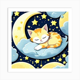 Creative Feline Cat Artwork 11 Art Print