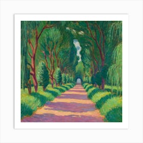 Path Through The Trees Art Print