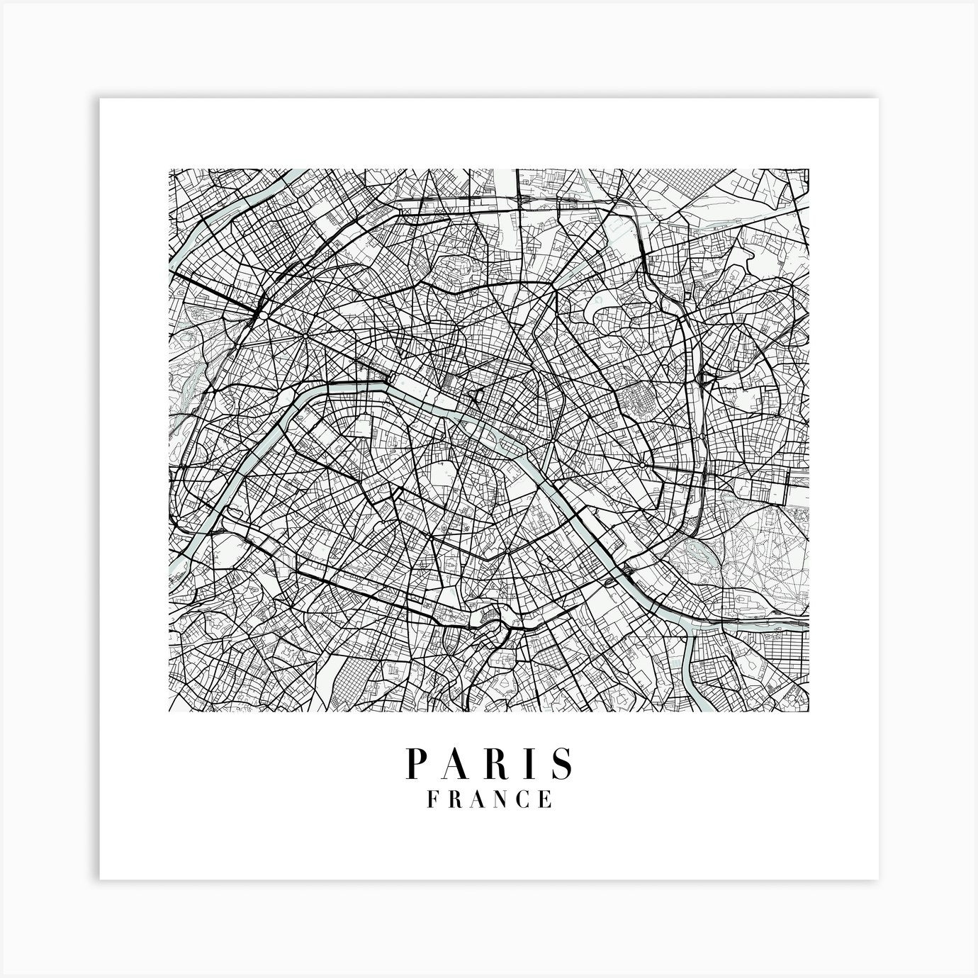 Paris France Street Map Minimal Color Square Art Print By Typologie Paper Co Fy Paris France Street Map Minimal Color Square Art Print By Typologie Paper Co Fy