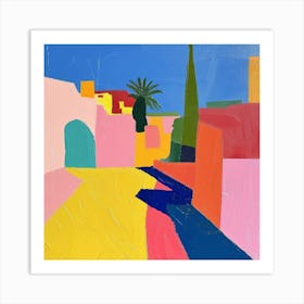 Abstract Travel Collection Marrakech Morocco 1 Art Print