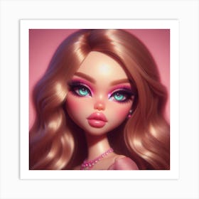 Barbie Doll Painting Art Print