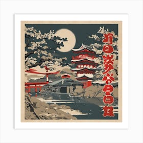 Japanese Pagoda 5 Art Print