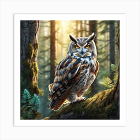 Great Horned Owl 6 Art Print