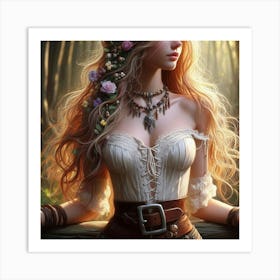 Elven Beauty 4 Art Print