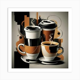 Coffee Art 3 Art Print