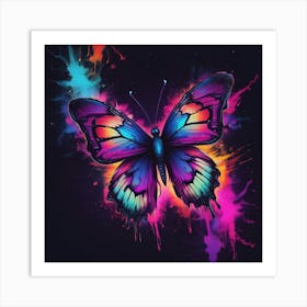 Colorful Butterfly 146 Art Print