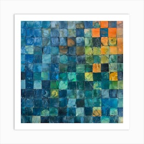 Mosaic Squares 2 Art Print