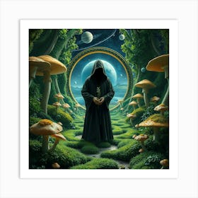 The Mystical Reveler Art Print