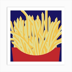 French Fries Potato Snacks Food 1 Art Print