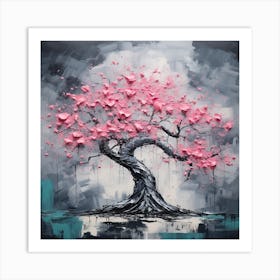 Cherry Blossom Tree Art Print