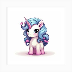 Cute Unicorn 659 Art Print