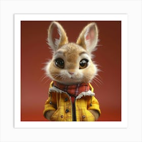 Cute Bunny 11 Art Print