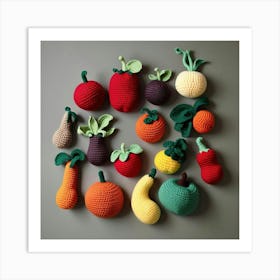 Fruit And Vegetables Art Print