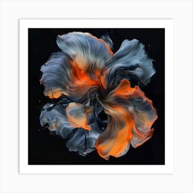 Abstract Of A Flower Art Print