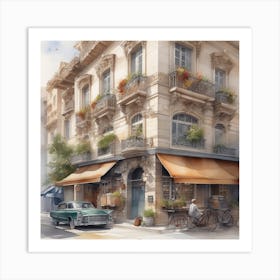 Hostres1 Watercolor Art Print