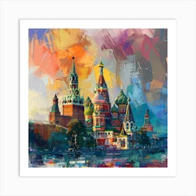 Moscow St Basil'S Cathedral Art Print