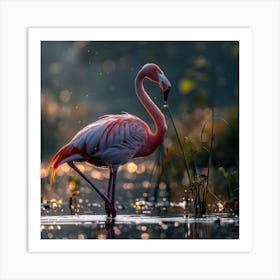 Flamingo 71 Art Print