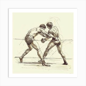 Boxing Ring 5 Art Print