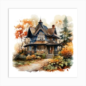 Victorian House 1 Art Print