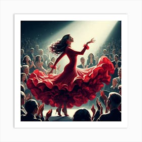 Flamenco Dancer 2 Art Print