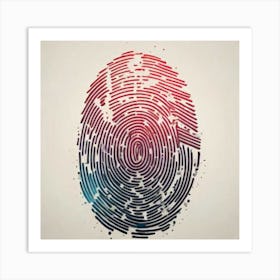 Fingerprint Art Print