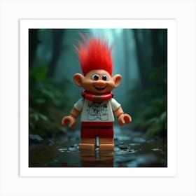 Lego Trolls Art Print