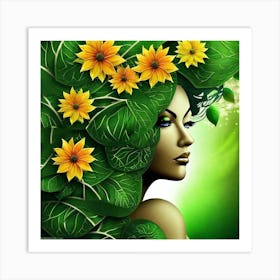 Flora And Fauna 1 Art Print