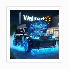 Walmart Range Rover Art Print