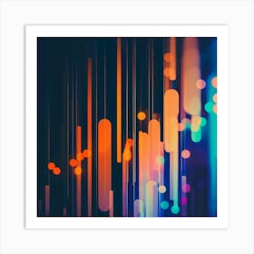 Abstract Abstract Stock Trading Art Print