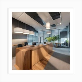 Modern Office Reception Art Print